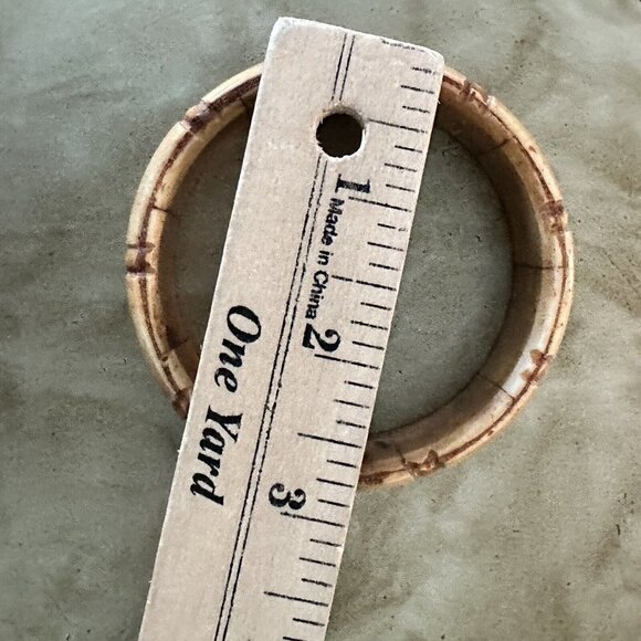 Vintage Asian Camel Bone‎ Chunky Bangle Bracelet Fine Polish Well Patinated - Picture 9 of 10